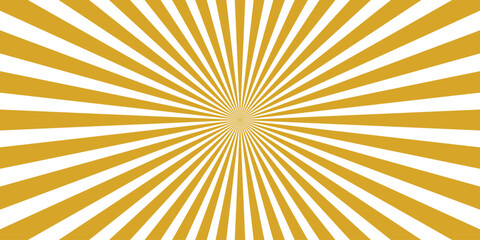 Golden yellow and white radial burst background with sharp radiating lines creating a bright energetic sunbeam effect perfect for celebratory or impactful graphic design projects