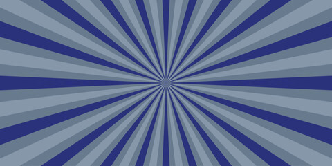 Cool toned radial burst background with alternating deep blue and grey stripes emanating from the center, offering a modern and sophisticated abstract backdrop