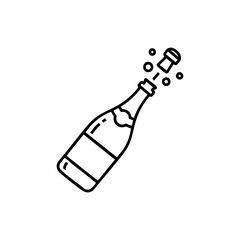 champagne bottle icon