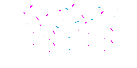 Celebratory confetti and streamers on a white background for celebration creating a festive atmosphere image	