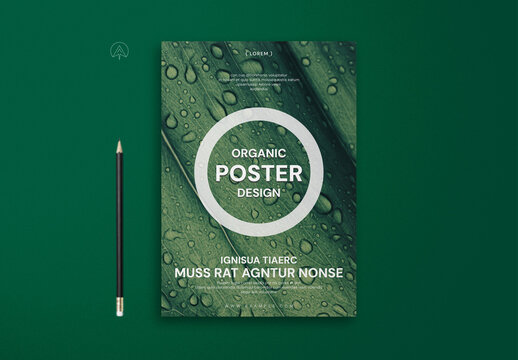 Organic Poster Design Template