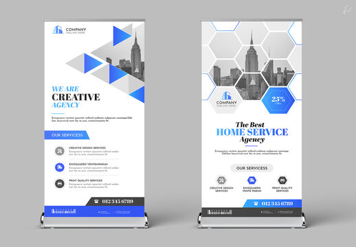 Roll up Banner Layout