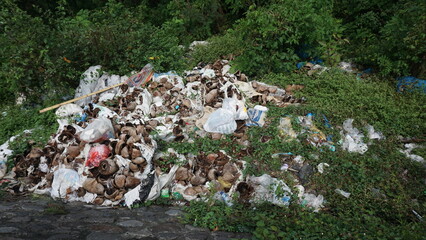 Pile of Garbage on the Street