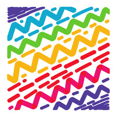 Colorful Zigzag Pattern A Vibrant and Playful Design.