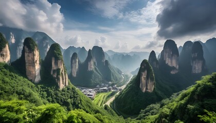 Scenic Mountain Landscape