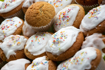 Muffin Backen Glasur Geburtstag Süß Essen