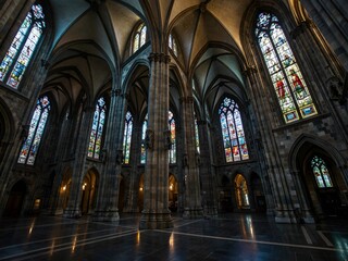 Colors Through the Cathedral Glass