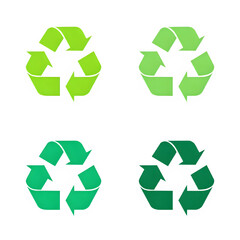 Obraz premium Recycle Icon Set
