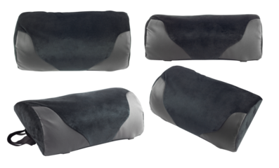 set of chair back cushion for posture support, chair back pillow isolated from background	