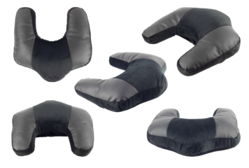 set of neck pillow isolated isolated from background