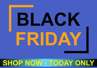 Black Friday poster, good price sales, special day.