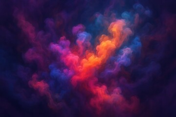 floating pigment clouds abstract background