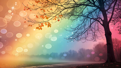 colorful abstract background whit smooth gradient and bokh effect

