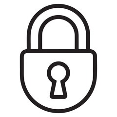 Vector lock icon