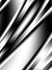 Fototapeta premium Wave black silver marble texture art backgrounds