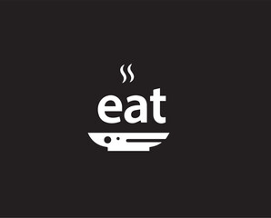 Eat plate Food Logo Icon