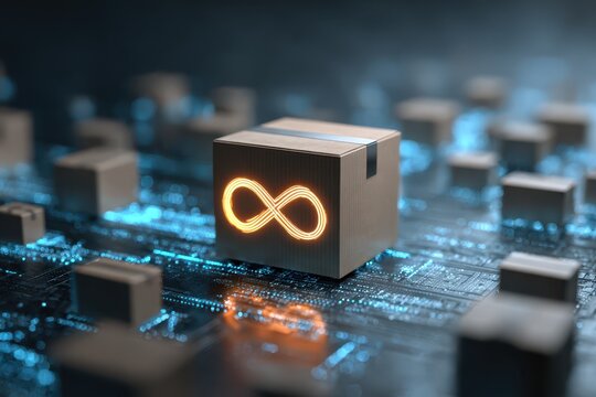 Continuous Testing Software. Agile Workflow Concept with Digital Data Operations in DevOps Architecture