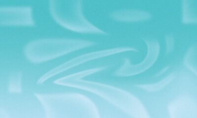 Abstract flowing light blue and white organic shapes and lines