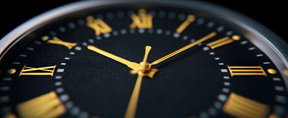 The dial of an analog clock dances like a spinning carousel showing time.