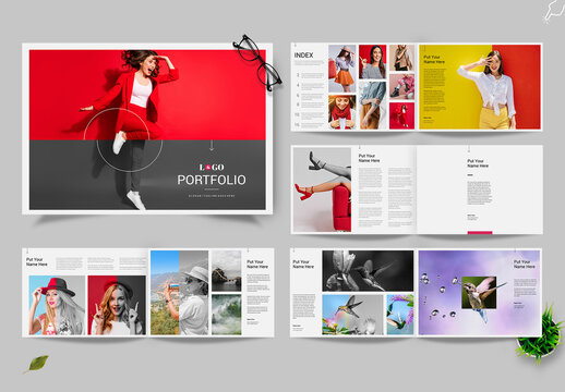Portfolio Landscape Brochure Template