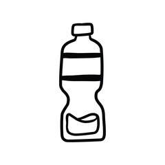 Water Bottle Line Art Illustration