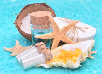 Sea body care composition for beauty