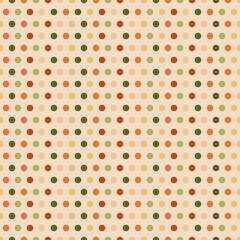 Polka dots seamless pattern autumn color brown green caramel pastel shade tablecloth Kitchen textile