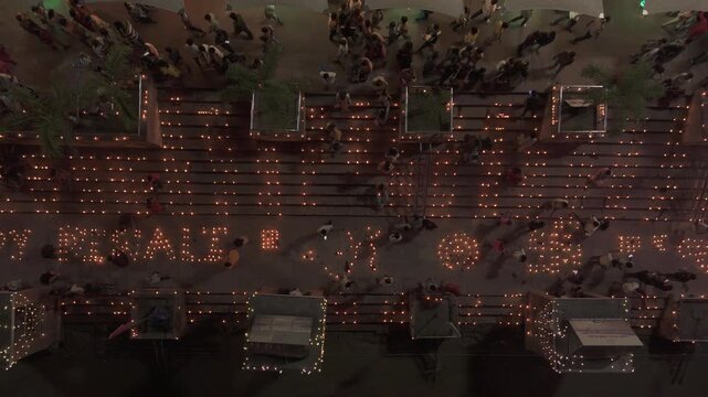 Deepotsav on the Bank of the Ganga, Sonpur, Vaishali, Bihar, India