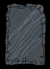 Minimal abstract image for printing. The picture fits modern interiors. The picture is painted by hand on a tablet. © neurostructure