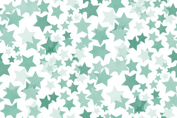 Blue stars confetti composition - seamless pattern for different purposes.