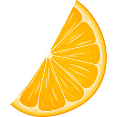 A Vibrant Orange Slice With A Transparent Background Demonstrating Freshness And Citrus Flavor Perfect For Food Related Projects