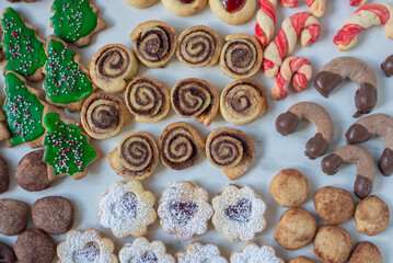 sweet home made christmas cookies