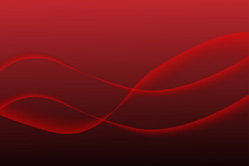 Red Abstract Wave Background Design - Luxury 3d Background 