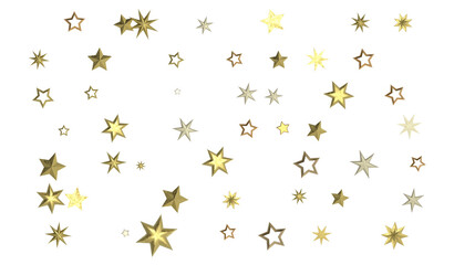 Gold stars on a clean white background. Perfect for celebratory designs, holiday themes, and festive projects. Add a touch of elegance and spark