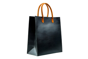 black paper bag