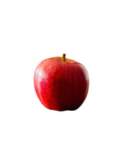 red apple isolated on white