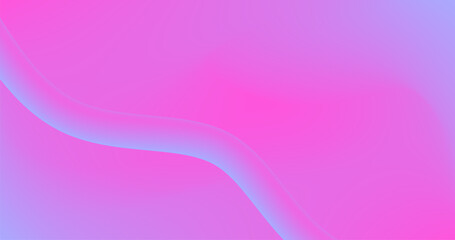 Pink Blue Pastel Gradient Abstract background and Fluid Curve Line in pink and blue colors for Copy Space design