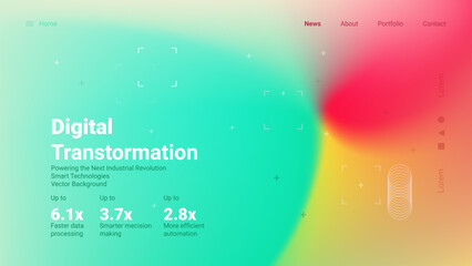 Digital transformation enhances industrial revolution with smart technologies and efficient automation