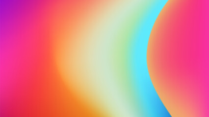 Vibrant abstract design with smooth gradients and bright colors creates a lively background for any creative project