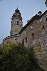 Obraz premium Castle in Cesky Krumlov, Czech republic, Europe 