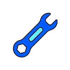 Icon a Wrench, isolated against a clean background.