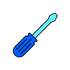 Icon a Screwdriver, isolated against a clean background.