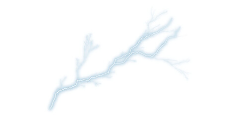 Powerful jagged lightning bolts strike illuminates the dark sky in a dramatic display