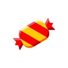 Candy Vector Icon Illustration On Isolated Background.	