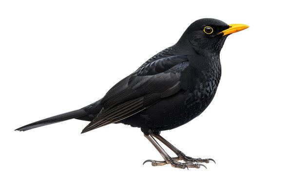 Amsel, transparenter Hintergrund, png