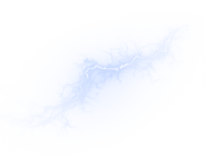 A burst of electric energy flashes across transparent space. White-blue sparks radiate dynamic light. Perfect for overlays or magical effects. PNG