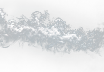 White smoke spirals upward gracefully, adding a delicate, ethereal touch to designs. Perfect for magical, mystical, or dreamy projects. Ideal for overlays and mockups. PNG