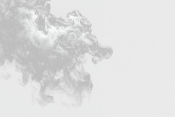 Puffy white smoke floats delicately, adding softness and ethereal beauty. Perfect for mystical, magical, or fantasy visuals. Transparent background for easy use. PNG