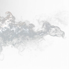 Thick clouds of white smoke curl upward, adding depth and drama to your design. Suitable for cinematic or magical effects. Works well on transparent backgrounds. PNG