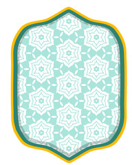 islamic frame ornament